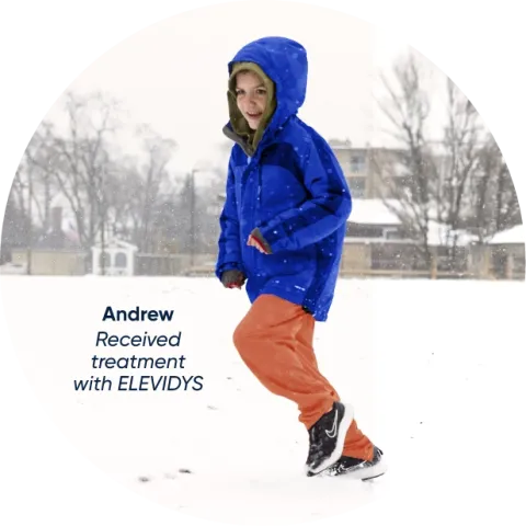 Andrew received treatment with ELEVIDYS