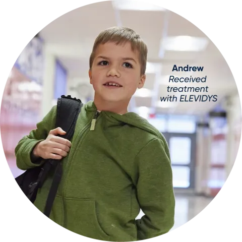 Andrew received treatment with ELEVIDYS