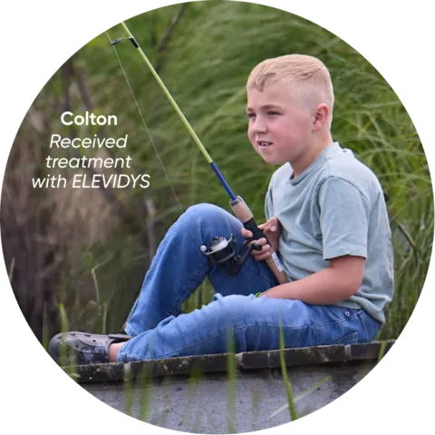 Colton received treatment with ELEVIDYS