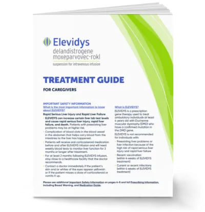 Download ELEVIDYS Patient Treatment Guide