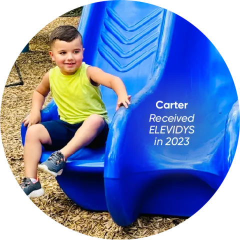 Carter received ELEVIDYS in 2023 