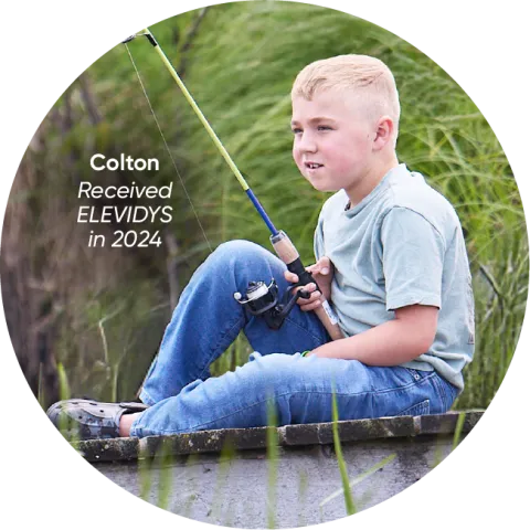 Colton received ELEVIDYS in 2024 